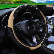 diamond crown steering wheel cover, view 2 - MRSLM