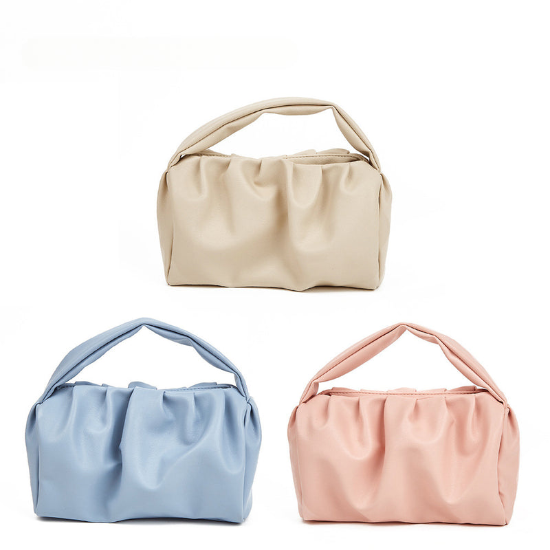 large PU leather cosmetic bag, view 9 - MRSLM