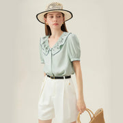 floral embroidered shirt, view 4 - MRSLM