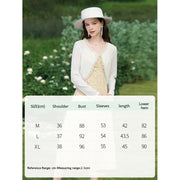 floral lace V-neck jacket, view 8 - MRSLM