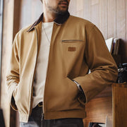 retro canvas men's autumn jacket - MRSLM