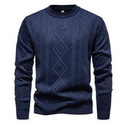Men's warm crew neck knit sweater, view 5 - MRSLM