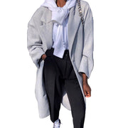 Women's long trench coat, view 2 - MRSLM