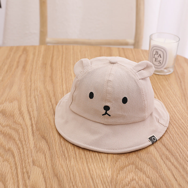 bear ear baby sun hat, view 4 - MRSLM