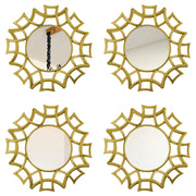 irregular gold wall mirror, view 8 - MRSLM