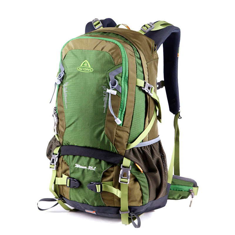 outdoor climbing backpack with raincover, view 5 - MRSLM