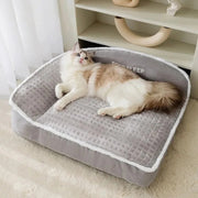 warm corduroy pet bed for dogs and cats - MRSLM