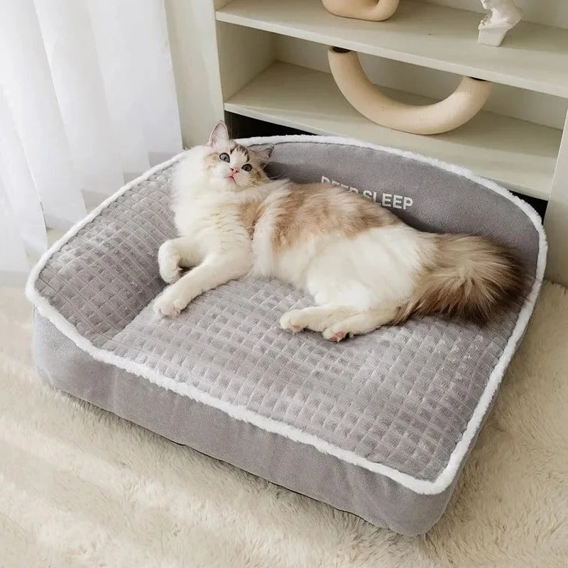 warm corduroy pet bed for dogs and cats - MRSLM