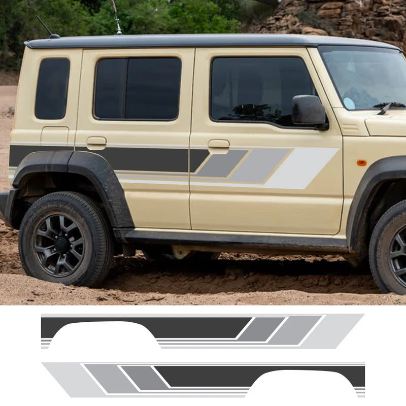 waterproof vinyl door side stripe decal for suvs, view 7 - MRSLM