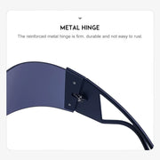 oversized rimless sunglasses, view 12 - MRSLM