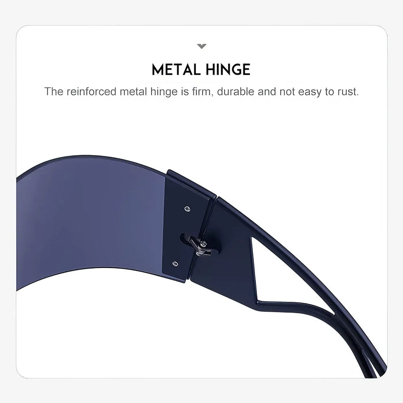 oversized rimless sunglasses, view 12 - MRSLM