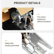 portable folding camping gas stove, view 9 - MRSLM