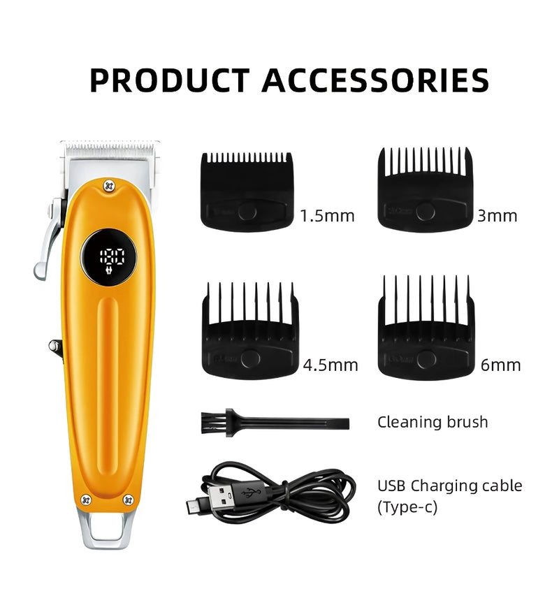 professional cordless hair clipper for men, view 6 - MRSLM