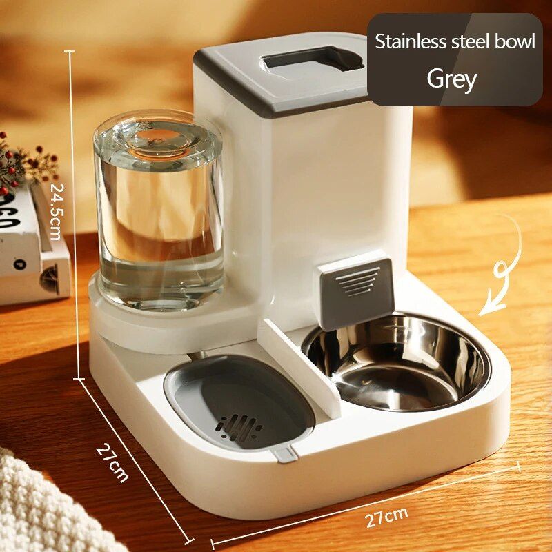 smart cat feeder and water dispenser, view 7 - MRSLM