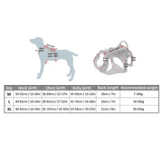 reflective dog harness, view 12 - MRSLM