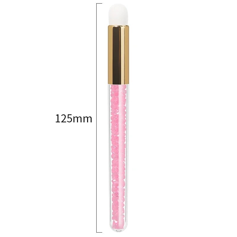 crystal eyelash and nose cleaning brush, view 2 - MRSLM