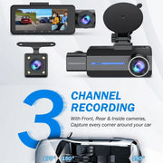 3-channel dash cam, view 3 - MRSLM