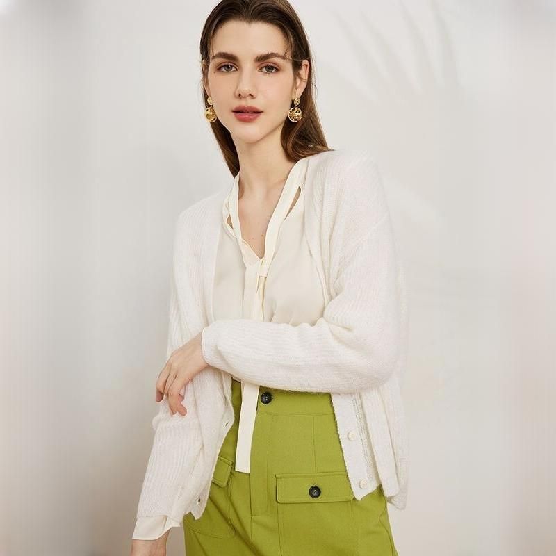 Mohair-wool blend cardigan - MRSLM