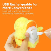 interactive flapping duck cat toy, view 5 - MRSLM