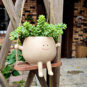 swing face flower pot wall planter - MRSLM