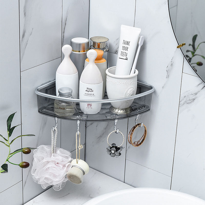 wall-mounted bathroom shelf and towel rack, view 6 - MRSLM