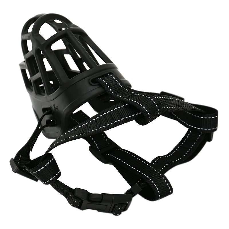 breathable basket dog muzzle, view 2 - MRSLM