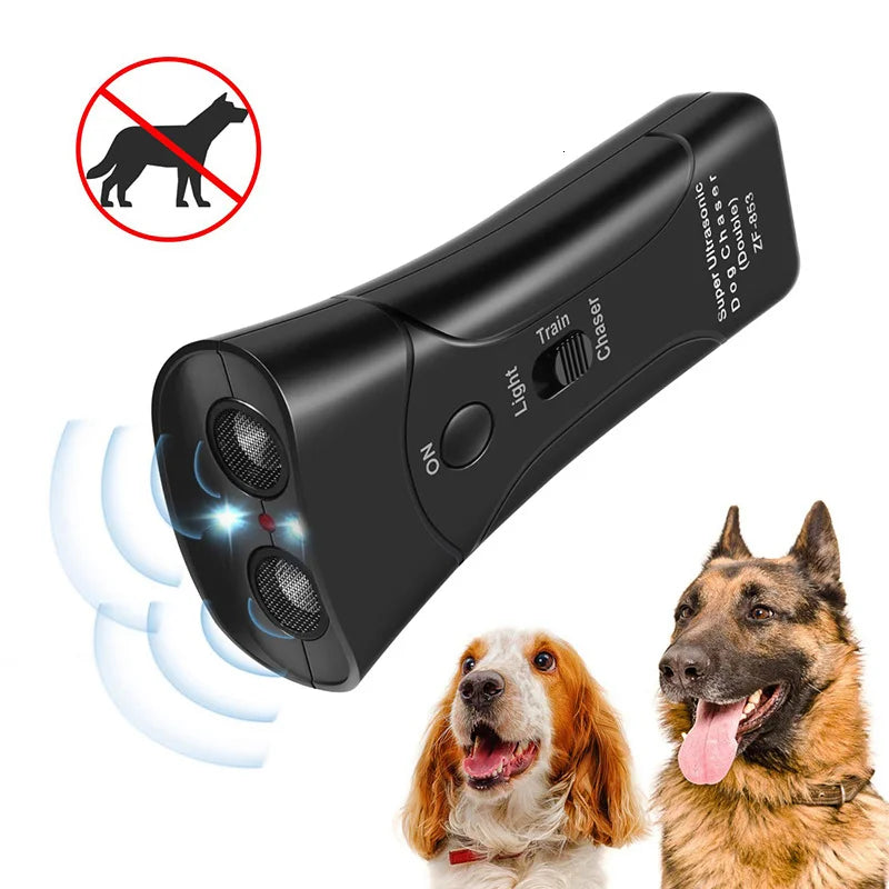 ultrasonic dog repeller with led flashlight - MRSLM