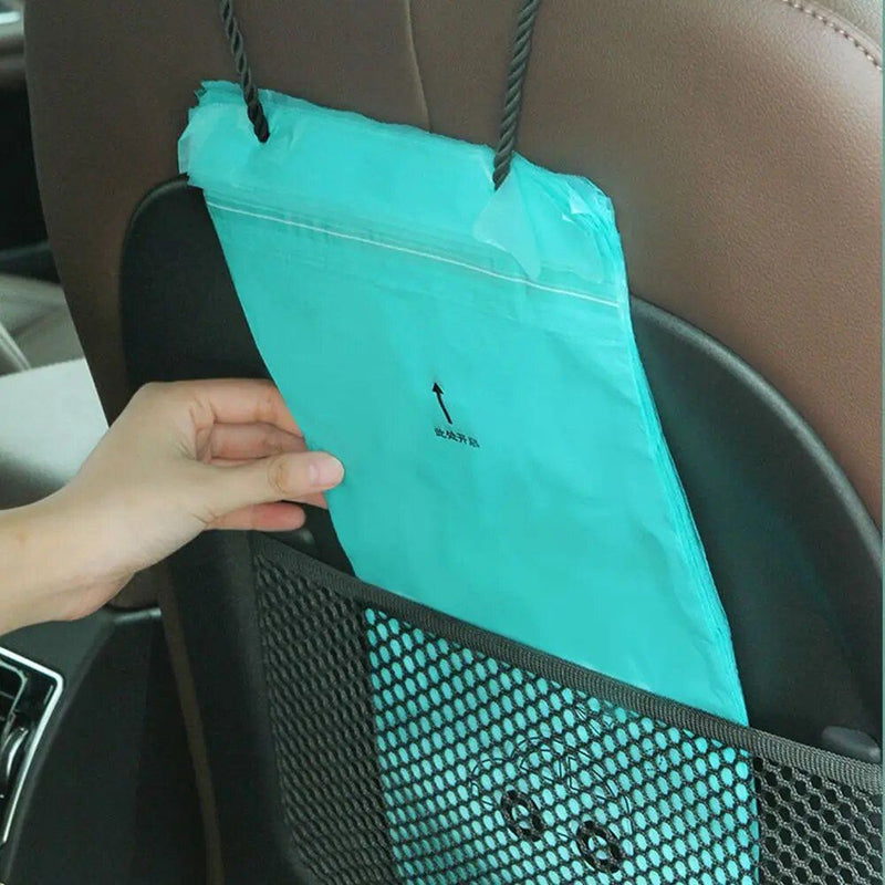 disposable adhesive car trash bags, view 3 - MRSLM