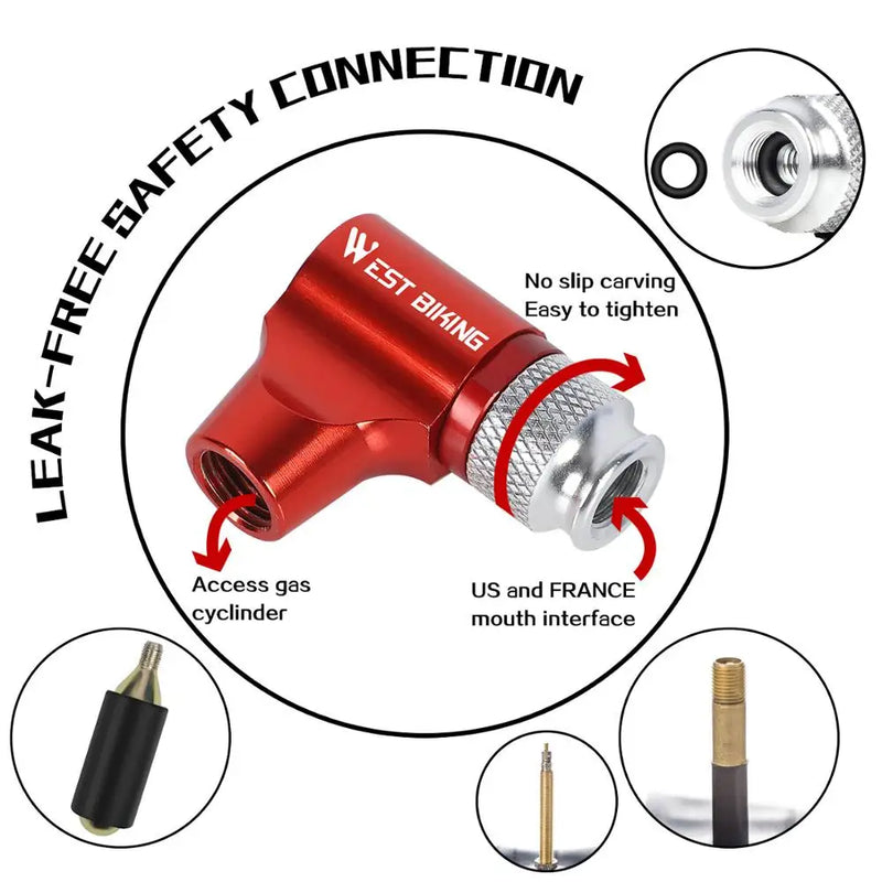 portable CO2 bike inflator, view 8 - MRSLM