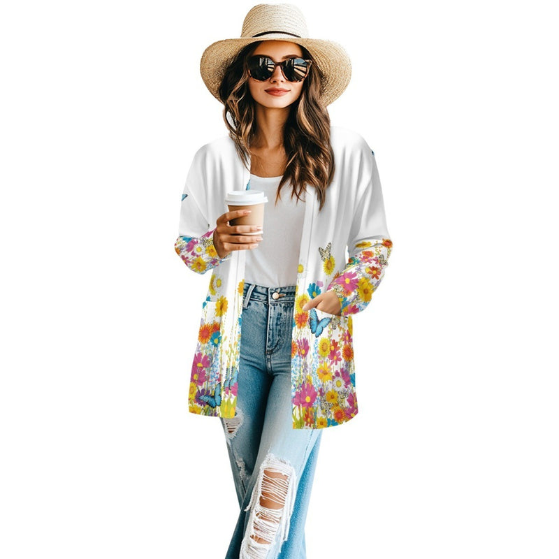 long sleeve cardigan jacket, view 22 - MRSLM