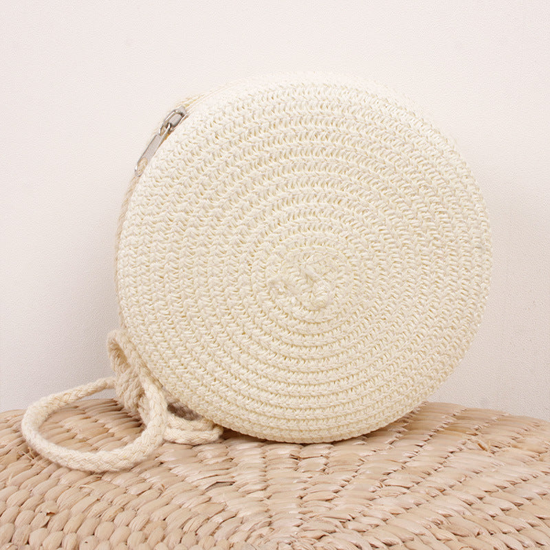 woven straw crossbody bag, view 6 - MRSLM