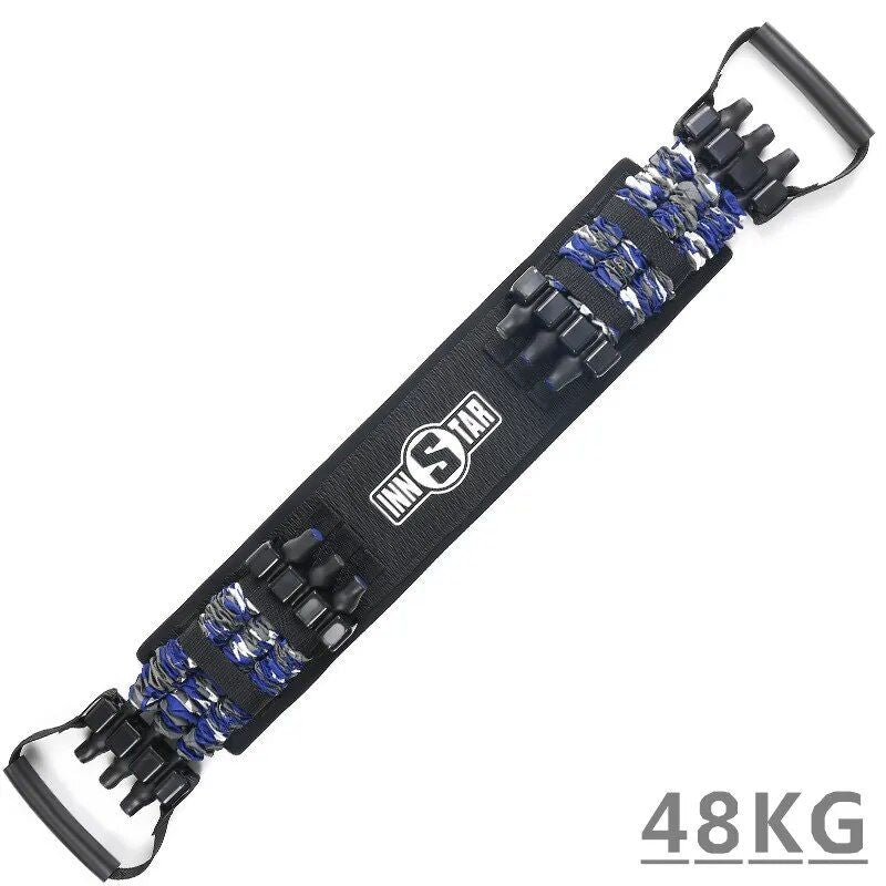 Adjustable resistance training band set, view 3 - MRSLM