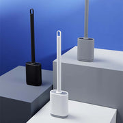 wall mounted silicone toilet brush, view 6 - MRSLM