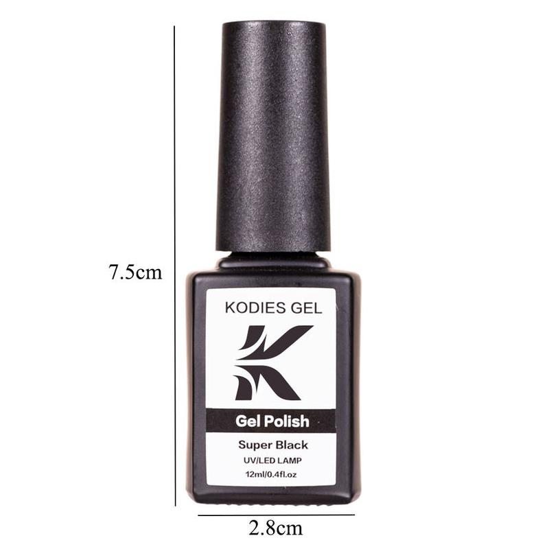 black gel nail polish, view 6 - MRSLM