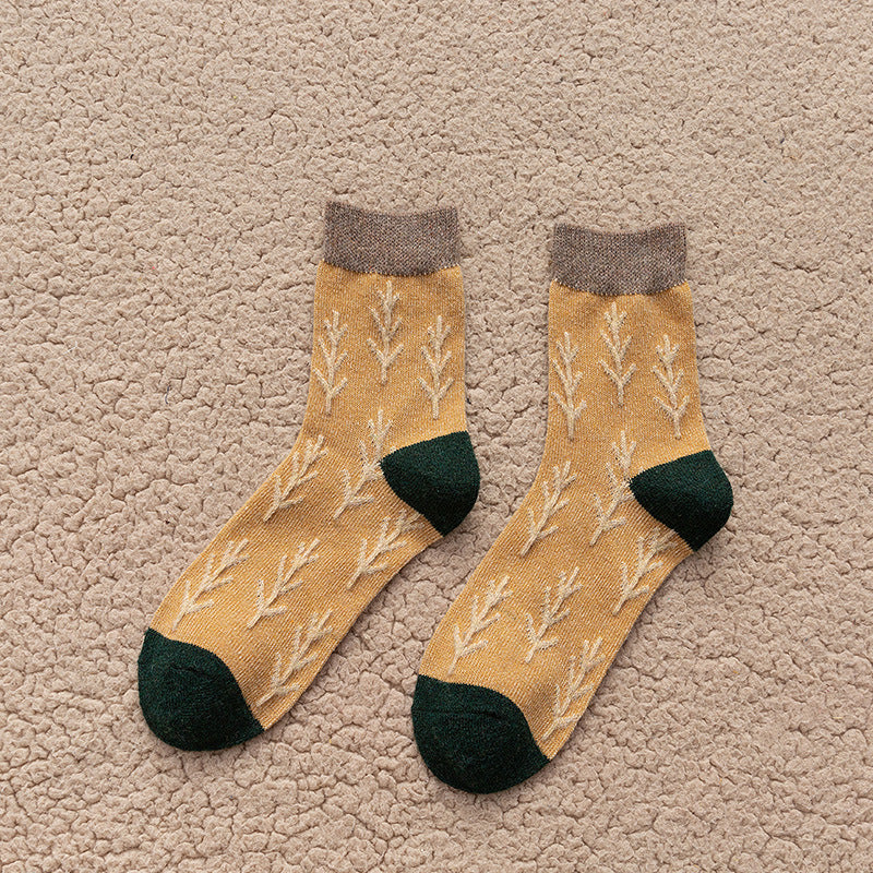 korean style retro wool socks, view 5 - MRSLM