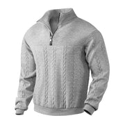 men's jacquard sweater, view 3 - MRSLM