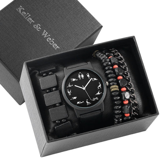 men's watch and bracelet set - MRSLM