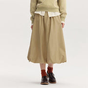 high-waisted a-line midi skirt - MRSLM