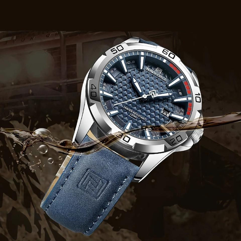 men's sport leather strap watch - MRSLM