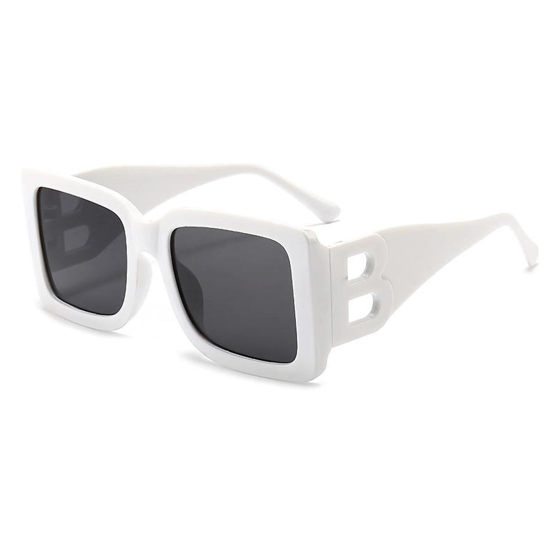 Oversized rectangular sunglasses, view 7 - MRSLM
