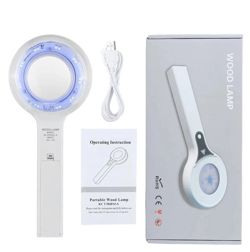 Professional Skin Analyzer with UV Filter LED Magnifying Lamp for SPA and Home Use