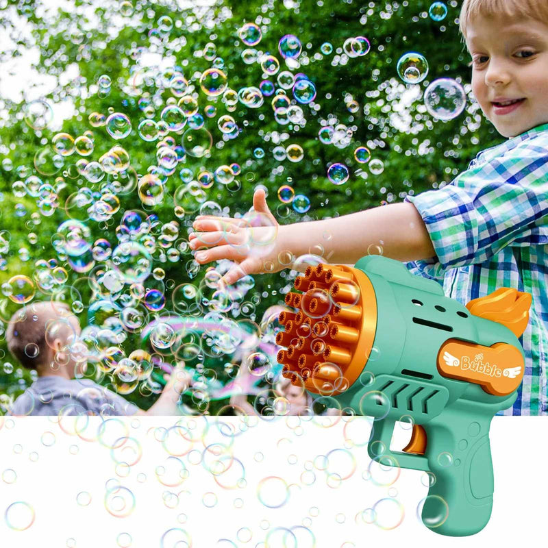 electric bubble machine with LED lights, view 7 - MRSLM