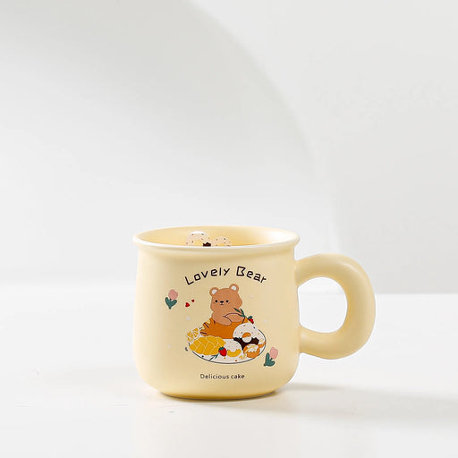 cute bear ceramic mug, view 4 - MRSLM