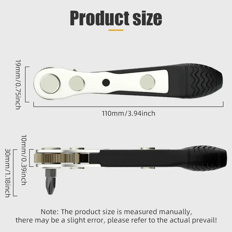 mini ratchet wrench screwdriver, view 11 - MRSLM