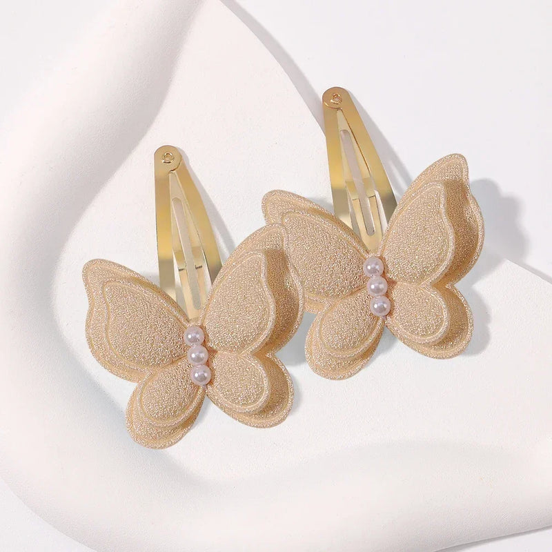 2pcs butterfly hair clips for girls, view 8 - MRSLM