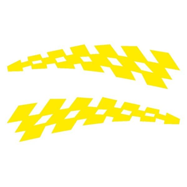 checkered flag car stickers, view 4 - MRSLM