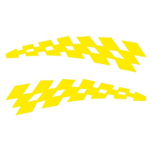 checkered flag car stickers, view 4 - MRSLM