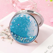 flowing sands pocket makeup mirror, view 2 - MRSLM