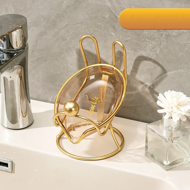 rabbit-shaped soap dish with drainage, view 3 - MRSLM