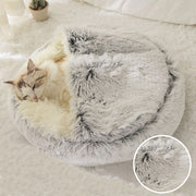 Plush cat bed, view 4 - MRSLM